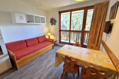 Image de Studio 4 pers. avec balcon, 20m², au cœur de Valfréjus