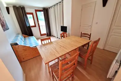 Image de Charmant 2 pièces avec coin montagne, 4/6 personnes, 32 m², balcon sud, à Modane