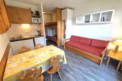 Image de Studio cosy 4 pers, 20m², balcon, proche pistes et commerces, Modane