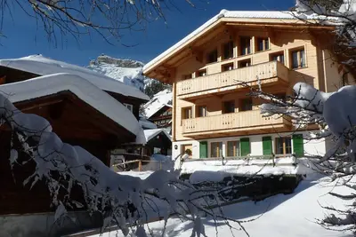 Image de Magnifique maison de vacances d'été de luxe ou chalet de ski à Mürren - 5 étoiles