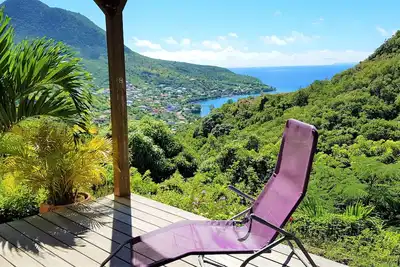 Image de ❤F2 de standing, vue mer, à 2 min des plages, calme nature, wifi, climatisation