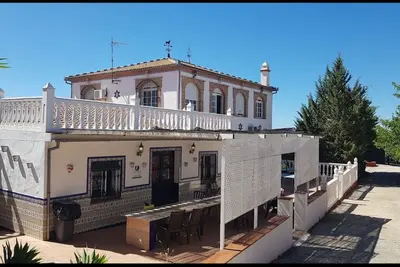 Image de Villa de vacances, Andalousie Costa del Sol, vue sur mer, calme absolu, piscine