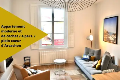 Image de T3 / 4pers. / Standing / Coeur d'Arcachon / Parking
