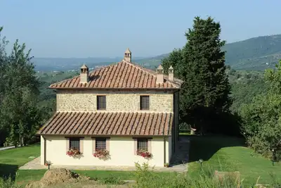 Image de La ferme \"vocabolo Poggio Del Pero\" est située à Panicale