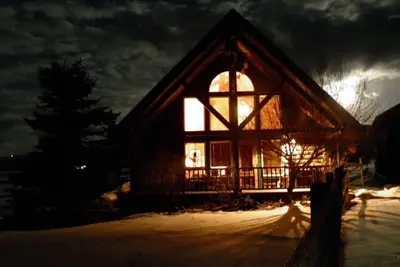 Image de Teton et Sun Journal attiré par la neige