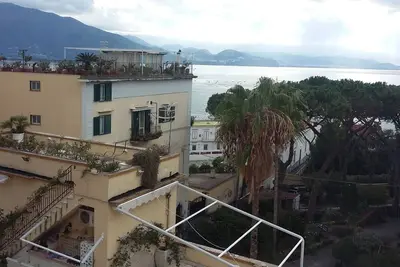 Image de Vient 'et la mer (vent de mer) terrasses sur la mer Capri et Côte de Sorrente