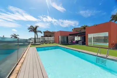 Magnifique villa à Maspalomas. Piscine PRIVÉE CHAUFFÉE