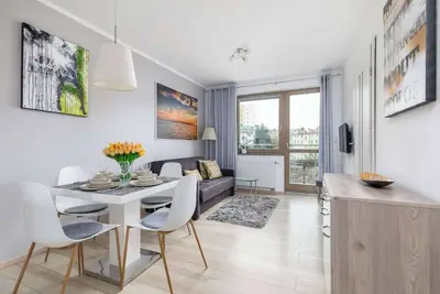 Appartement Sikorskiego 1/13 avec chambre et balcon