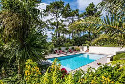 Image de Villa d'architecte à Pyla Sur Mer vue panoramique sur Dune/Océan/Bassin