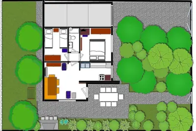 Image de Confortable maison familiale avec parking privé, grande terrasse et jardin