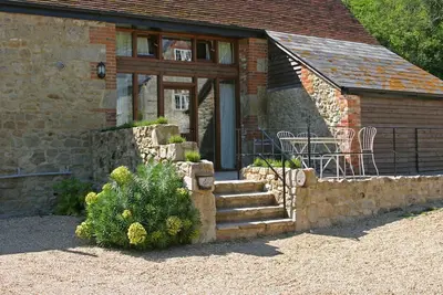 Four Cottage pouvant accueillir jusqu'à 4 personnes à la ferme de l'ail sur l'île de Wight