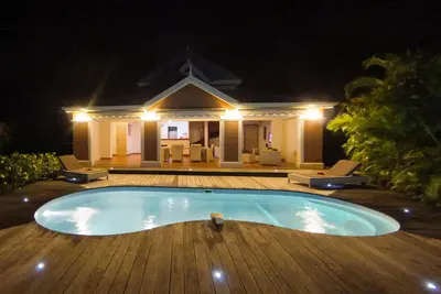 Image de Saint François, Villa Alexandra avec piscine privée, résidence calme, sécurisée.