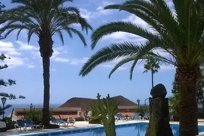 Image de Ă Chayofa Tenerife Sud piscine communautaire avec vue fantastique Los Cristianos