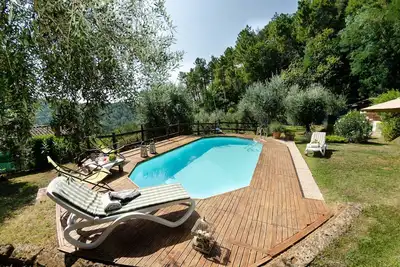 Image de Magnifique maison de vacances avec piscine privée, Wifi, Tv, véranda, animaux admis et parking