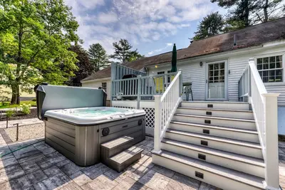 Image de Charmante maison avec terrasse, lit bébé, cour - 1 chien Ok, à pied de la plage