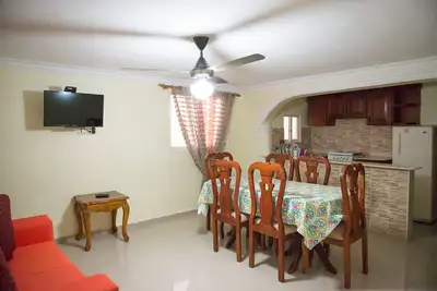 Image de Appartement d'une chambre amélioré avec balcon cuisine complète à Santo Domingo Este - Grande terrasse d'appartement 2b / 2b, vue sur la ville à Santo Domingo Este