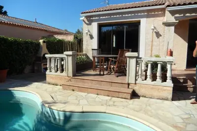 Image de Villa avec piscine 3 chbres dans joli village entre Montpellier et Séte