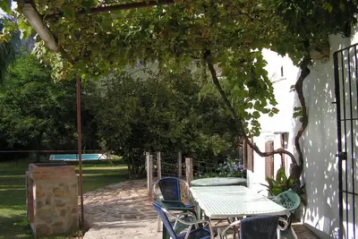 Image de Andalusie, Cadix, maison / ferme avec vue sur la rivière, wifi, 8-12, piscine