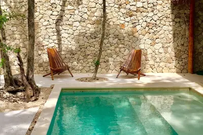 Image de Belle villa de luxe à Tulum, piscine privée et barbecue