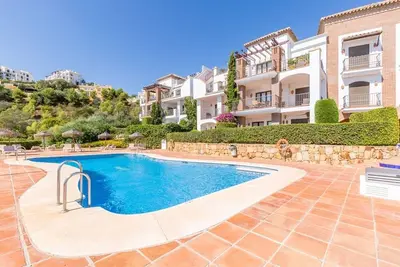 Bel Appartement Los Arqueros Golf calme belle vue 3 ch 2 sdb 6 pers