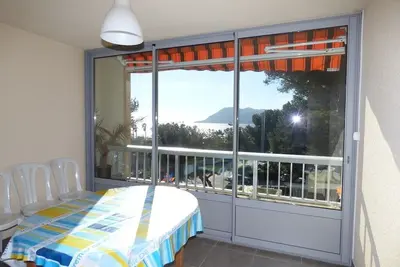 Image de Vue mer, calme, face à la plage