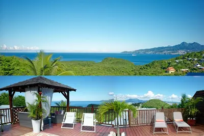 Image de Charmante Villa avec Piscine et Vue Imprenable sur la mer des Caraibes