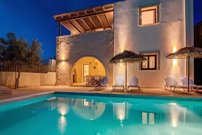 Image de Makrigialos: Artemis holiday Villa with private swimming pool, sea view, Wifi