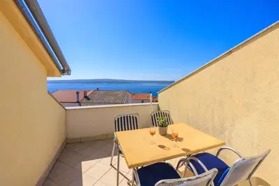 Image de Appartement de vacances avec balcon et vue sur la mer