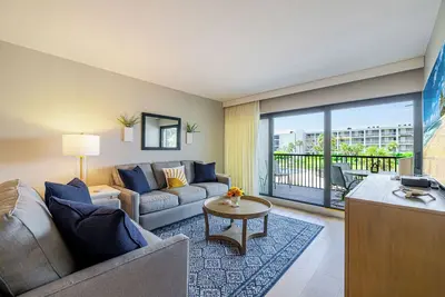 Image de Sand Pointe 112, Condo 2 chambres près de la plage, vue oblique sur le golfe et sa piscine