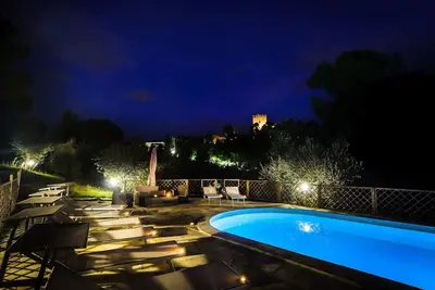 Image de Villa Mery, maison de vacances sur les collines de la Riviera de Rimini, avec piscine privée