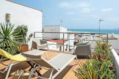 Image de Maison de vacances \"Casa Boqueron\" avec vue sur la mer, terrasses sur le toit et Wi-Fi