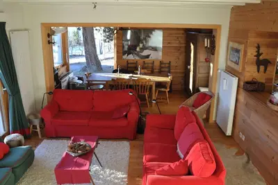 Image de Homerez - Chalet douillet à Anzère avec vue montagne et cheminée