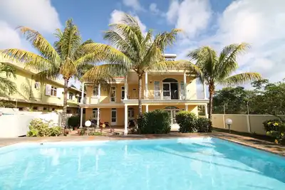 Image de Villa de luxe près de la plage de Pereybere avec piscine privée