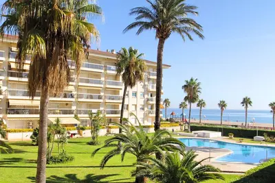 Flam213 1ª linea playa, piscina, Wifi gratis