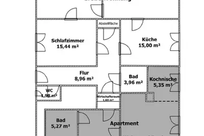 Image de Appartement / appartement, douche, toilette - Apartments Siggelkow