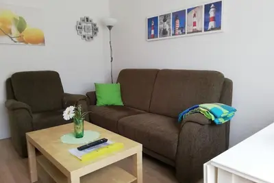 Image de Appartement Dreiberger Bucht, douche et baignoire, Wc - Ferienwohnung Brunnenweg 3