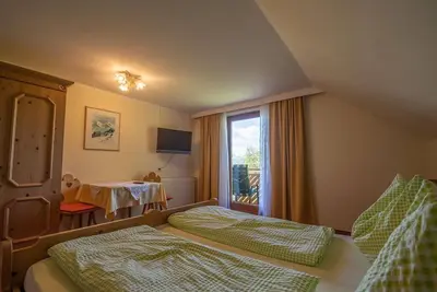Chambre Quadruple avec Douche, Toilettes - Gasthof-Pension Moosgierler