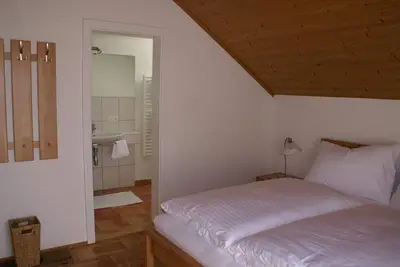 Image de Chambre double avec douche, toilette et balcon - Haus Gollner