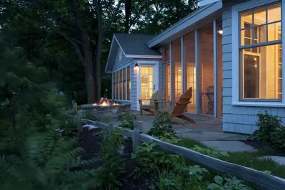 Image de Cape Cod rencontre Up North dans ce Gull Lake Retreat