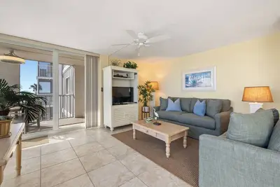 Image de Island Beach Club F310 vue sur le golfe depuis un balcon panoramique, Animaux acceptés