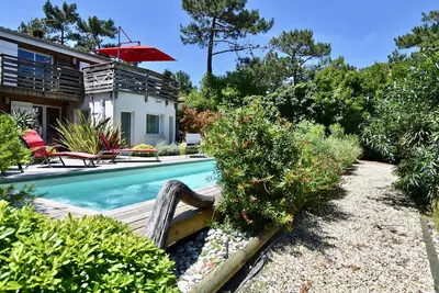 Image de Belle villa avec piscine à la Pointe, proche océan et bassin