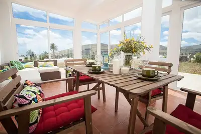 Image de Villa avec piscine privée et superbe vue sur la vallée des 1000 palmiers