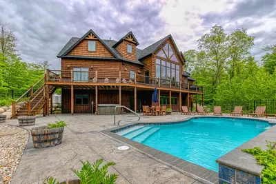 Image de Superbe vue sur la montagne avec piscine privée / bain à remous - près des pistes