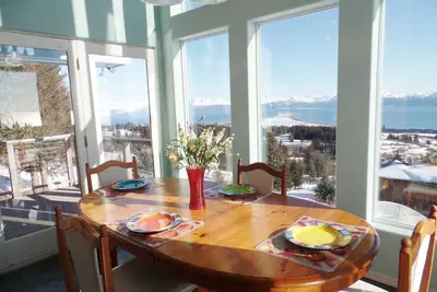 Miracle Ridge - Belle maison privée surplombant la baie de Kachemak et Cook Inlet