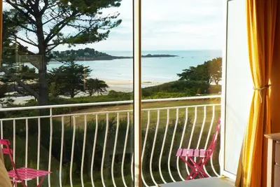 App. Les Roches d'Argent-Vue Mer, Plages, Piscine Intérieure chauffée.