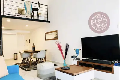 Image de Loft à Playa del Carmen, près de la 5e Avenue, sûr, confortable et exotique.