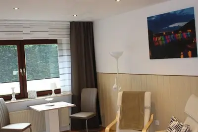 Image de Appartement Haus Waldesruh ***. Immense jardin, à 200 m de la Kellerwaldsteig
