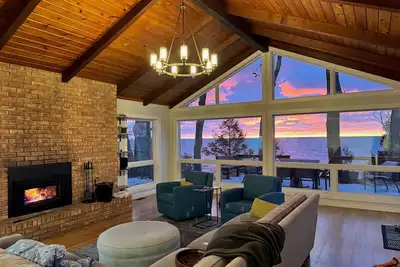 Image de Lac Michigan Beachfront