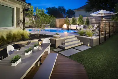 Image de Front de mer à la maison avec la station comme arrière-plan