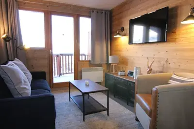 Image de Appartement 3 pièces, 6 pers, 45m² - Couv. piscines, prox. pistes et écoles ski, parking, balcon, WiFi